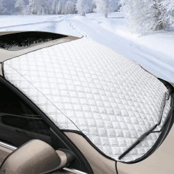 🚗 FREESOO Schneeschutz Auto Frontscheibe 147X100CM - Frostschutz Winter