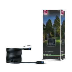 🌟 Mega Angebot! Paulmann Beleuchtungssystem Plug&Shine Verbindungskabel 500cm 93927 Schwarz 24V 🌟