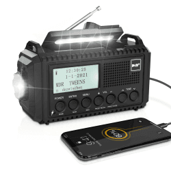 📻🔦🔋 Solar Radio Notfallradio mit USB Handyladefunktion