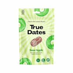 True Dates - Sour Apple | Natürlich aromatisierte Datteln | Saurer Apfel-Geschmack | 100 g 🍏🌿