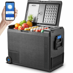 🌟 AAOBOSI Kompressor Kühlbox 58L - Kühlfach bis -20°C, Dual Zone
