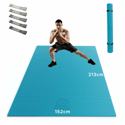 HAPBEAR Yogamatte XXL- Extra Groß Breit Sportmatte Fitnessmatte 🧘