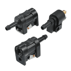 ⚙️ QUARKZMAN 3 Stück Auto Kraftstoffleitung Verbinder Schnellverschluss Anschluss Stecker Fittings für Marine Boot Motor 8mm 5/16" Kraftstoffschlauch - Angebot!