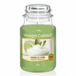 Yankee Candle Duftkerze im Glas (groß) | 🕯️ Vanilla Lime | Brenndauer bis zu 150 Stunden | Perfekt zum Muttertag | Geschenke für Frauen