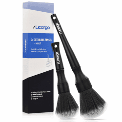 🚗 LICARGO Detailing Pinsel Auto - ultraweich für schonende Reinigung innen & außen - 2 Stück Pinsel Autopflege 🧼