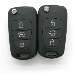 🔑 2 Sätze 3 Tasten Ersatz Klappschlüssel Gehäuse für Hyundai i10 i20 i30 ix35 ix20 Elantra