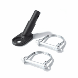 🚲🐶 Fahrradanhänger Kupplung für Hundeanhänger | 1 Set mit Sicherungsstift