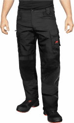 🔨👖 Constructor Herren-Arbeitshose lang - Männer-Arbeitshosen mit Stretch-Bund, Cargo- & Kniepolster-Taschen