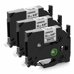 🏷️ 3er-Pack Kompatibel mit Brother P-Touch Etikettiergerät, Tze Schriftband 12mm