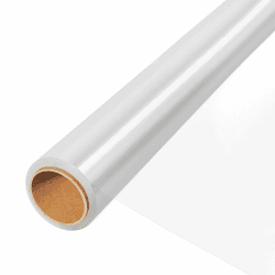 45CM x 15M Klare Cellophan Rolle - 3 Mil Dicke Zellophan Transparent
