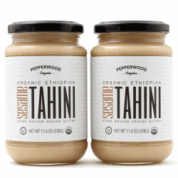 🌿 Bio-Sesam-Tahini aus geschältem Sesam – Steinvermahlen 🌰