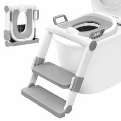 WOLTU Toilettensitz Kinder mit Treppe MONTAGEFREI 🚽✨
