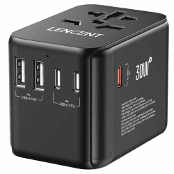 LENCENT Universeller Reiseadapter GaN III 30W 🌍🔌