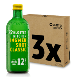 Angebot: Kloster Kitchen Bio Ingwer Shot Classic 12SHOTS 3 x 360 ml 🌶️