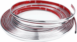 🚗 Chrom Zierleiste Selbstklebend 6mm*5M - Universal Chromzierleiste für Auto