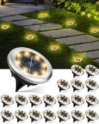 🌞🌿 Solar Bodenleuchten Aussen 20 Stück - Nur 31.99€!