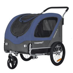 🐾 Original Large Fahrradanhänger & Hundebuggy 2 in 1 für Hunden bis 35kg 🚴‍♂️🐕