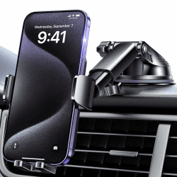 Handyhalterung Auto [Super Saugnapf] Universal 360° Drehbar kfz Armaturenbrett Halter für iPhone Android Smartphone 📱🚗