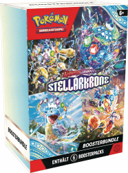 Pokémon-Sammelkartenspiel: Boosterbundle Karmesin & Purpur – Stellarkrone (6 Boosterpacks) 🌟🃏