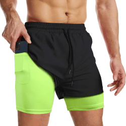 Herren Sport Shorts Kurze Hose Schnell Trocknend Sporthose Leicht mit Reißverschlusstasche 🏃‍♂️🔥