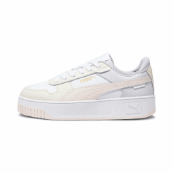 👟🌸 PUMA Damen Carina Street Sneaker 39 EU White Frosty Pink Alpine Snow - Sonderangebot!