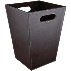 Angebot: GORESE Papierkorb Büro - Quadrat Papierkorb aus Leder 🗑️