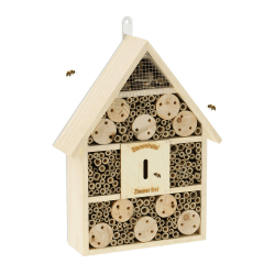 🐝🌻🏡 Entspannen Sie sich mit dem Relaxdays Bienenhotel - Perfekte Nisthilfe für Wildbienen 🌿🌞