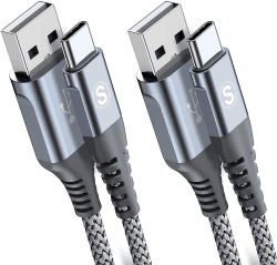 🔋 USB C Kabel 3.1A [2Stück 2m] Schnellladung 🔌