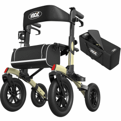 VOCIC Faltbarer Rollator mit Sitz 🚶‍♂️🌿