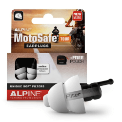 🏍️ Alpine MotoSafe Tour Gehörschutz Ohrstöpsel für Motorradfahrer