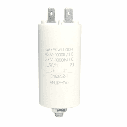 XYwsh CBB60 1,0µF ~ 100µF 450V AMP Kondensator Motor Kondensator Anlaufkondensator, Rund, M8 mit Mutter Dichtung 🌟🔧💧