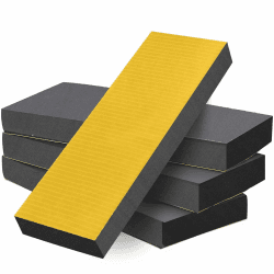 🚗🔒 PUWOWYE 4 Garagen Wandschutz 30 x 10 x 3 cm | Selbstklebender Kantenschutz Schaumstoff