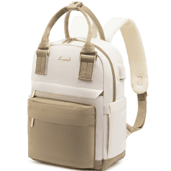 LOVEVOOK Rucksack Damen Klein, Wasserdicht Cityrucksack Handtasche 2 in 1 mit USB Ladeanschluss 😍🎒