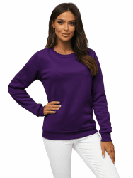 🔥 OZONEE Damen Sweatshirt Pullover Langarm Farbvarianten Langarmshirt Pulli ohne Kapuze - Sport 777/3001B