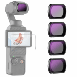 📸🔍 NEEWER ND Filter Kit für Pocket 3 (4 Stück) - Magnetisches Neutraldichtefilter-Zubehör-Set