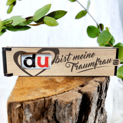 Schokoriegel Geschenkbox inkl. Duplo - Traumfrau Geschenk 🎁🍫