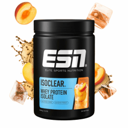 🍑🍹 ESN ISOCLEAR Whey Isolate Protein Pulver, Peach Iced Tea, 908 g