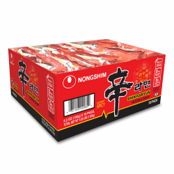 Nongshim - Shin Ramyun Nudelsuppe - 20er Pack (20 x 120g) - 1 Karton 🍜