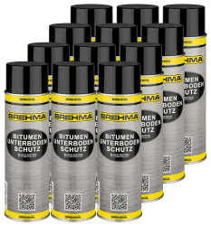 🔥 BREHMA 12x Bitumen Unterbodenschutz Black Edition 500ml 🔥