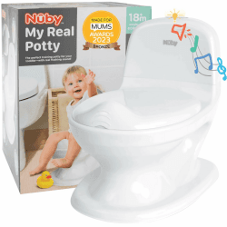 🚽 Nuby Dr. Talbot's - My Real Potty - Kinder Töpfchen mit Spülgeräusch 🚽