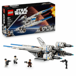 LEGO Star Wars 75399 Rebel U-Wing Starfighter 🚀 - Spielzeug mit Schwenkflügelfunktion & 3 Minifiguren inkl. Cassian Andor & K-2SO Droidenfigur