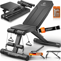 🏋️‍♂️ KESSER® Klappbare Hantelbank Multifunktionale Trainingsbank 🏋️‍♂️