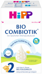 🌟 Super Angebot! HiPP Bio Milchnahrung 2 BIO Combiotik, 4er Pack (4 x 600g) für nur 59€