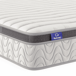 SuiLong Matratze 200x200 - Taschenfederkernmatratze mit Memory Foam - 100 Nächte Probeschlafen 🛌