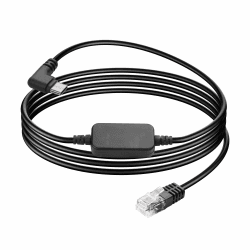 🚗 SinLoon 90° USB C auf RJ11 Steckerkabel Radarwarner Netzkabel 5V auf 12V 🚨