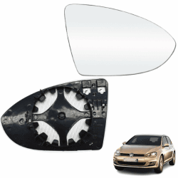 Spiegelglas Golf 7 Rechts Beheizbar für Golf 7 Spiegelglas Rechts Beifahrerseite