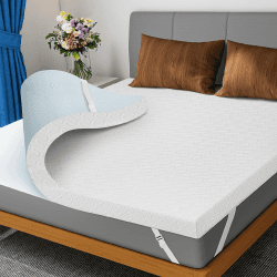 DOPEDIO 7,5cm Gel Memory Foam Matratzen Topper 🌙 Weiche Matratzenauflage