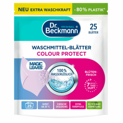 🌸 Dr. Beckmann MAGIC LEAVES Waschmittel-Blätter COLOR 🌿 | 25 Blätter