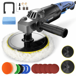 🚗 1200W Poliermaschine Auto Set mit 6 Variable Geschwindigkeit