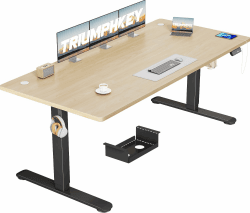 🌟 Höhenverstellbar Schreibtisch 180x80cm mit USB Ladeanschluss 🚀